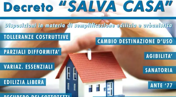 Il Decreto "Salva Casa" semplifica le norme edilizie, affrontando tolleranze costruttive, parziali difformità e sanatorie per regolarizzare l'abuso edilizio.