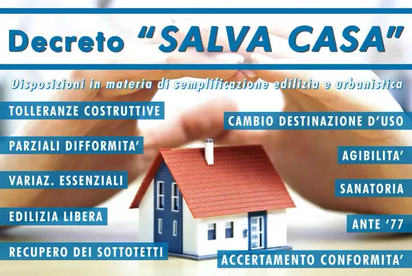 Il Decreto "Salva Casa" semplifica le norme edilizie, affrontando tolleranze costruttive, parziali difformità e sanatorie per regolarizzare l'abuso edilizio.